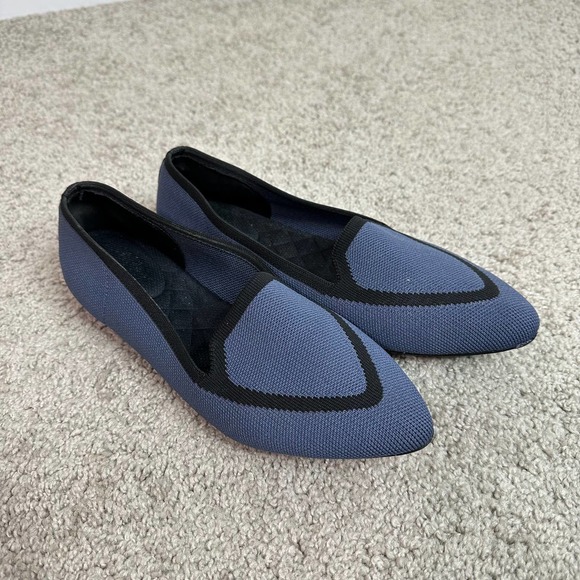 Birdies Shoes Birdies The Blackbird Washable Loafer Flats Blueblack